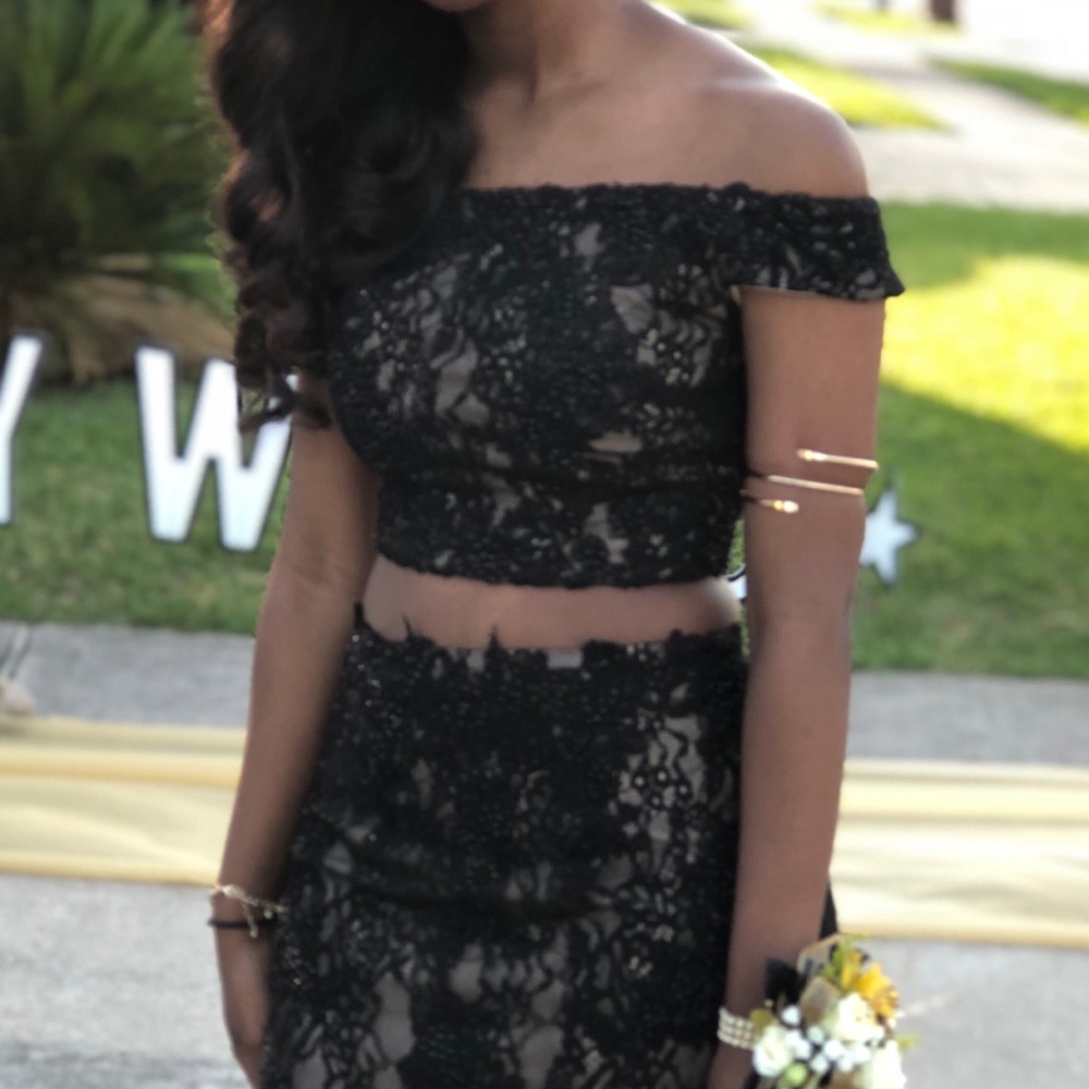 Formal 2pc Prom /after 5 Dress-Mermaid Style